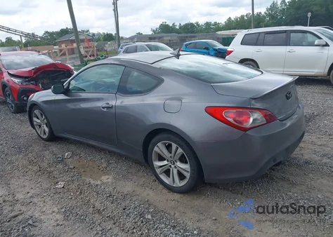 2012 Hyundai Genesis Coupe 2.0T from USA, damaged, VIN KMHHT6KD0CU070295